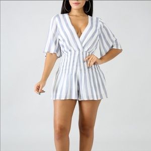 Luxxel striped romper